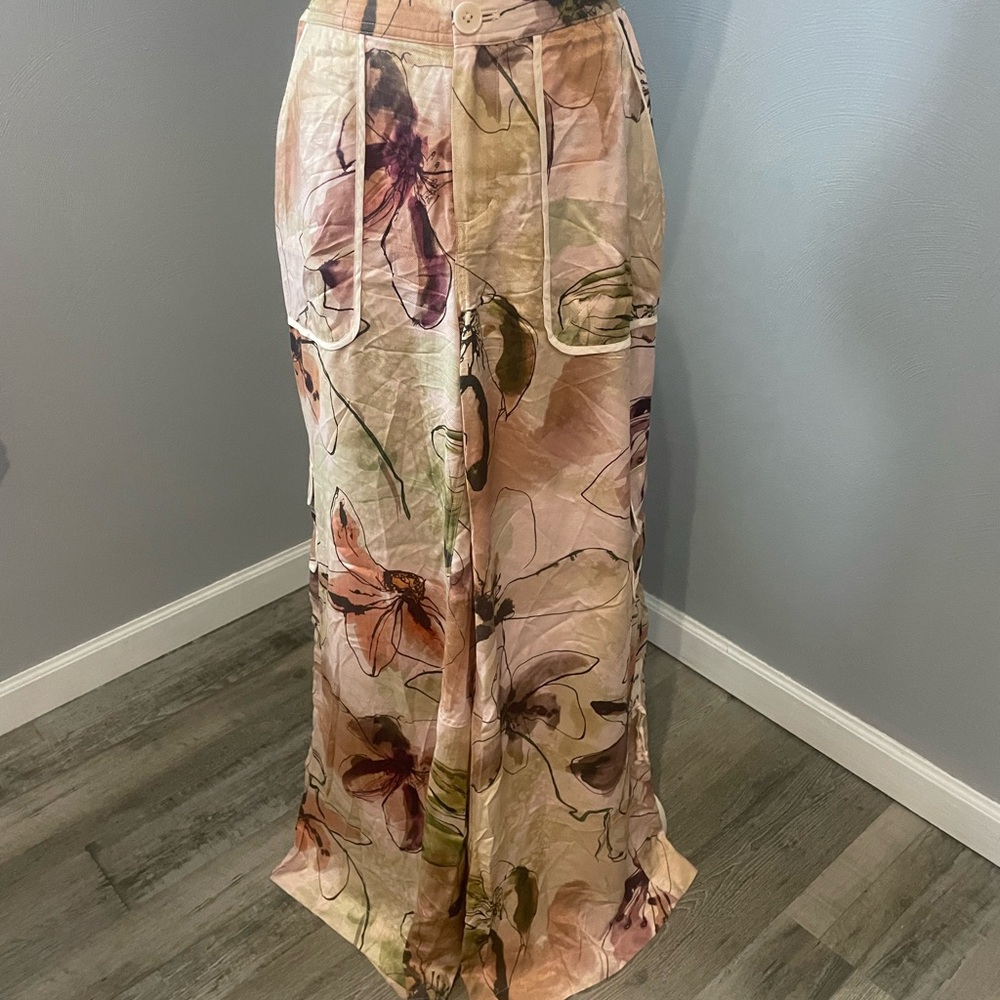 Anthropologie Palazzo Utility Pants - Picture 4 of 11